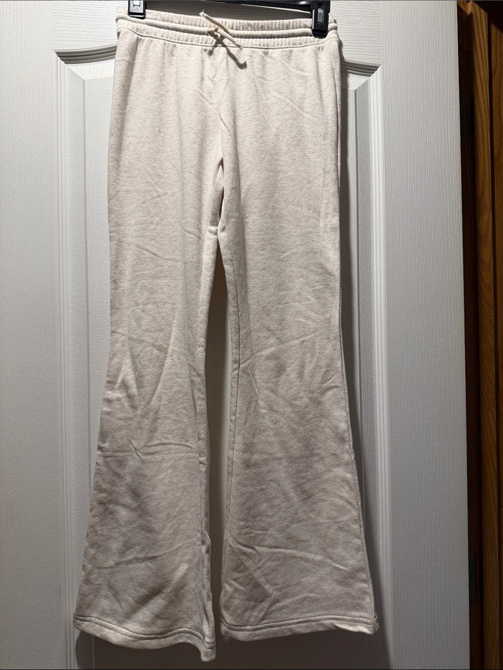 Cream Flared Lounge Pants
